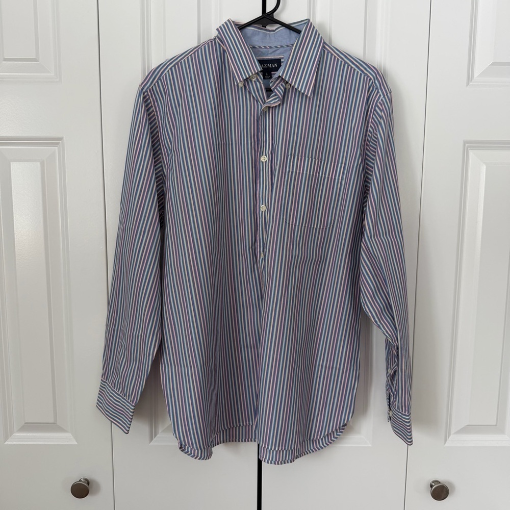 Gazman Rainbow Cotton Button Down Shirt